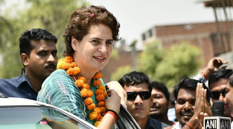 Priyanka Gandhi, congress, Indira Gandhi, same hairstyle, same mannerisms, Lok Sabha elections 2019,
