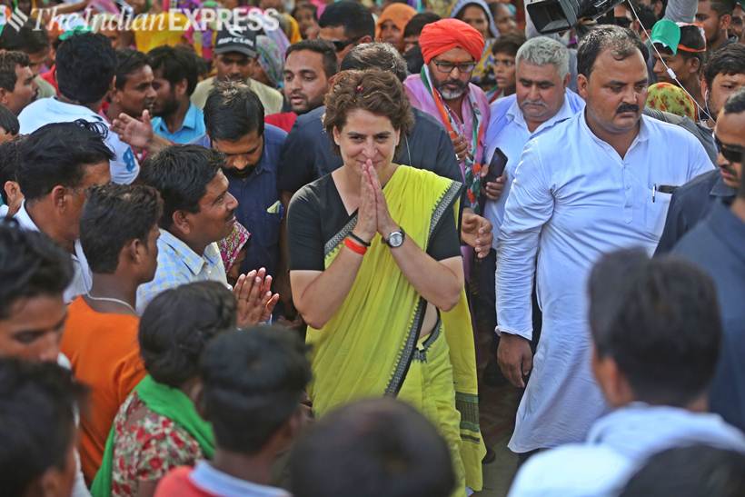 priyanka gandhi, priyanka gandhi vadra, priyanka gandhi photos, priyanka gandhi election campaign, congress up east incharge, rae bareli, lok sabha elections 2019, election news, indian express