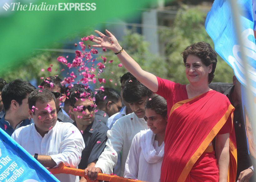 priyanka gandhi, priyanka gandhi vadra, priyanka gandhi photos, priyanka gandhi election campaign, congress up east incharge, rae bareli, lok sabha elections 2019, election news, indian express