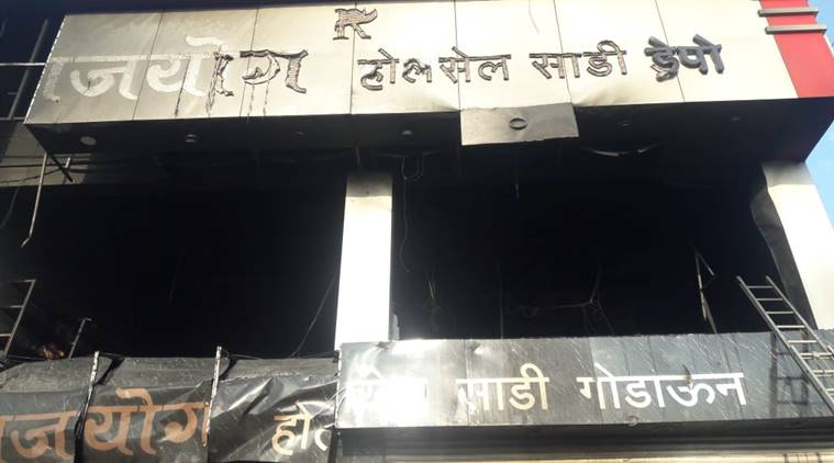 pune cloth factory fire, cloth factory fire, Rajyog Wholesale depot fire, wholesale cloth market Urali Devachi, Urali Devachi, pune news, pune fire news