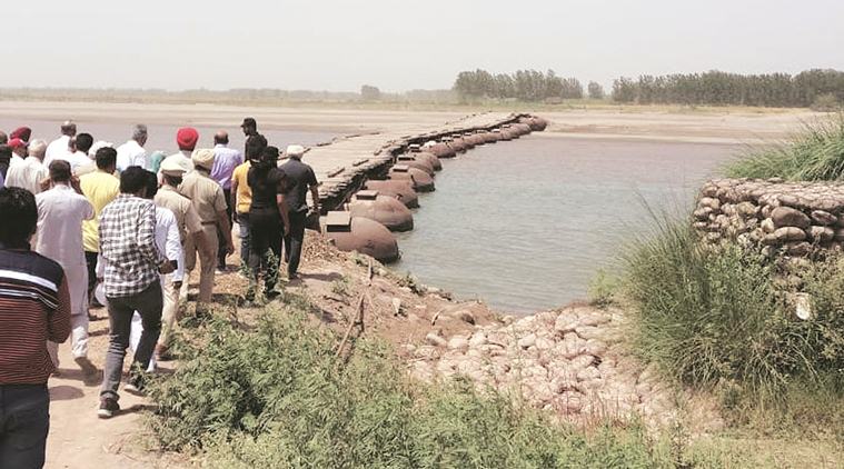 punjab, punjab elections, gurdaspur lok sabha seat, pontoon bridge, Gurdaspur international border, punjab congress, amarinder singh, lok sabha elections, general elections, election news, decision 2019, lok sabha elections 2019, indian express