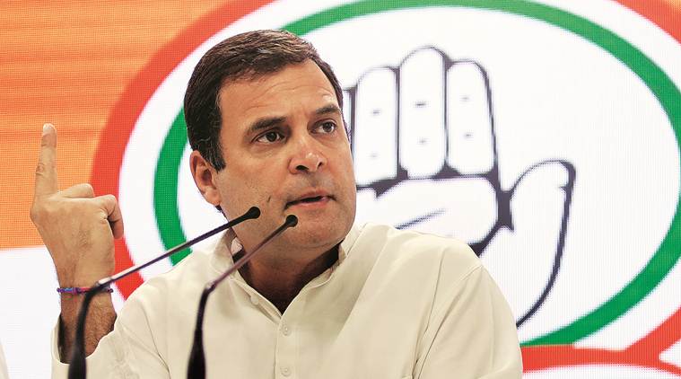 Rahul Gandhi, Congress Rahul, Rahul in Jharkhand, Congress rally, Congress election rally, Congress rally Jharkhand, Congress NYAY scheme, Congress manifesto, Rahul on Modi, Lok sabha elections 2019, decision 2019, election news, Indian Express