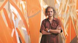 ‘Art stands midway between science and philosophy’