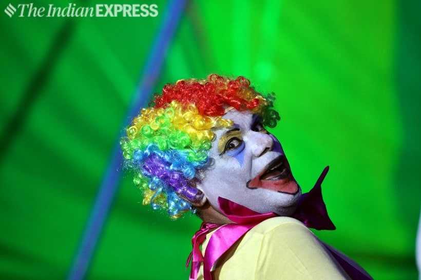 On a lighter note: Actor Ashish Vidyarthi dons a clown's role