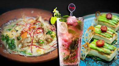 hanami, hanami menu, chicken, bacon, food recipe, indian express, indian express news