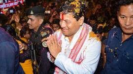 BJP celebrates LS polls results Lok Sabha election results: NDA score shows little impact of citizenship Bill row