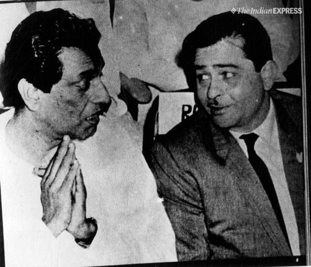 satyajit ray with raj kapoor