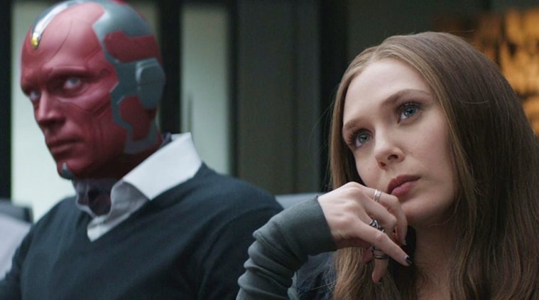 scarlet witch and vision marvel actors