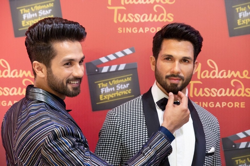 shahid kapoor wax statue photos