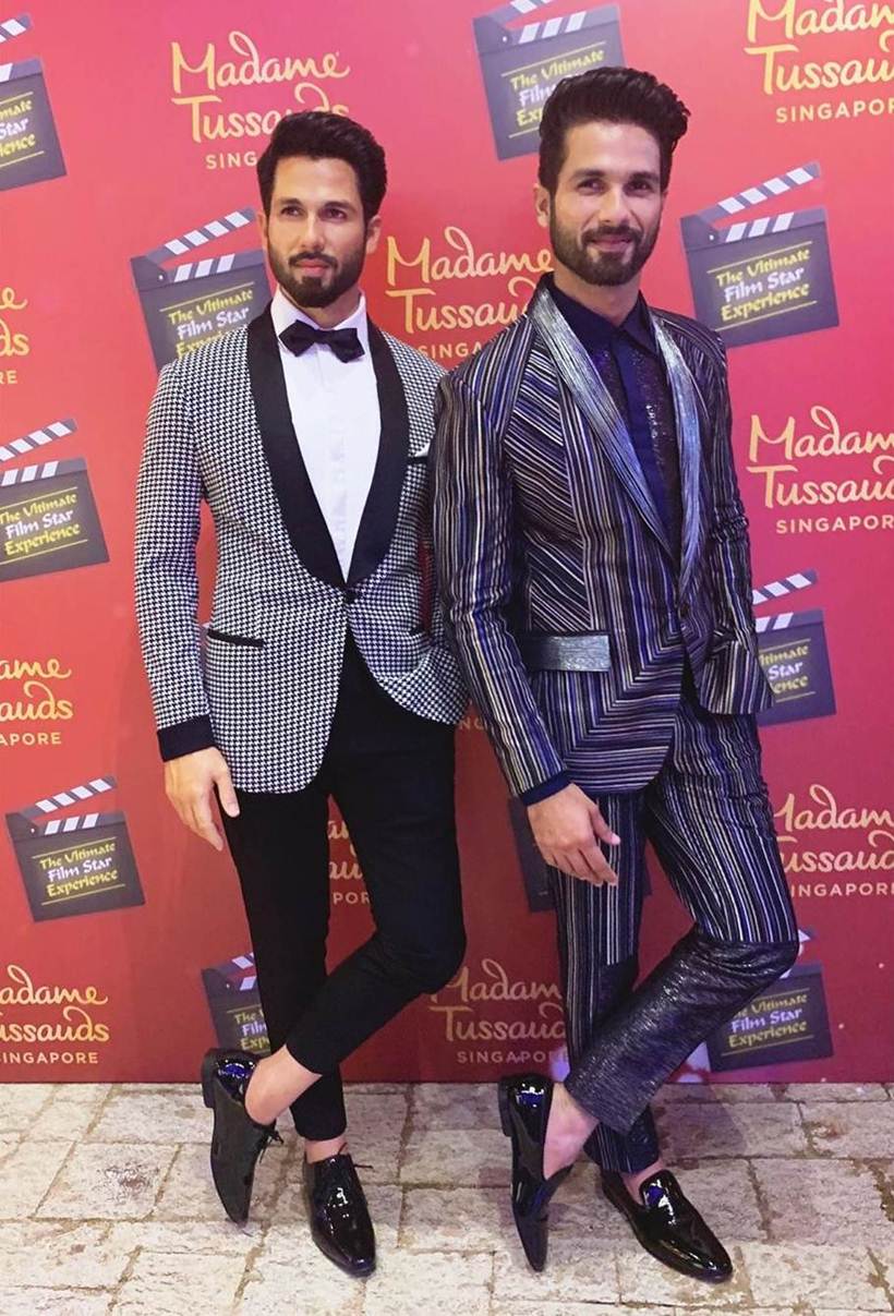 shahid kapoor wax statue latest