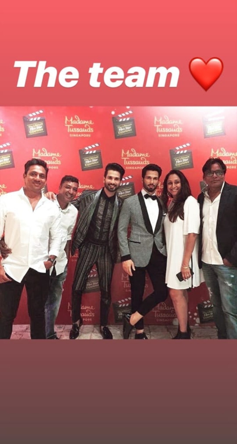shahid kapoor wax statue potos