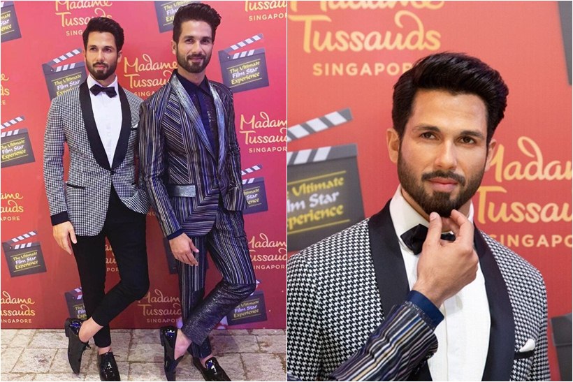 shahid kapoor wax statue