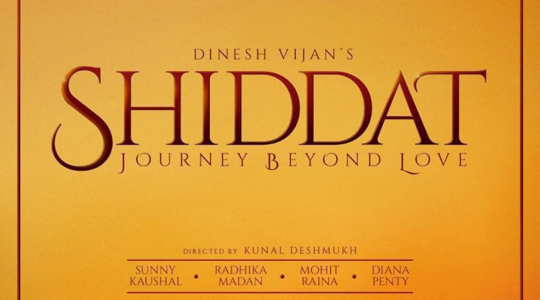 shiddat movie announcement