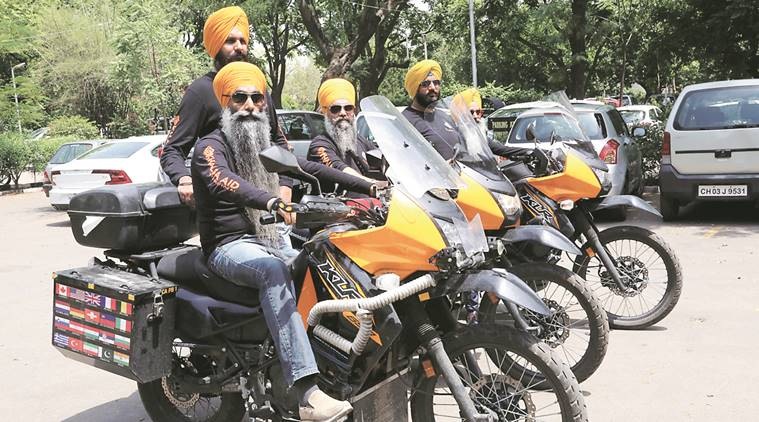 On Guru Nanak’s birth anniversary, bike ride from Canada to Punjab