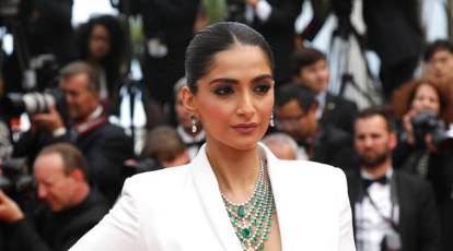 Sonam Kapoor walks Cannes red carpet