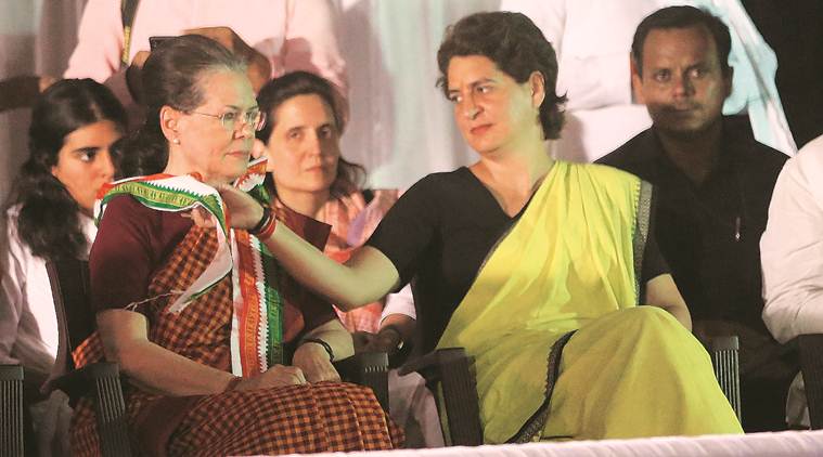 Sonia Gandhi, Priyanka thank voters in Rae Bareli | Cities News,The Indian Express