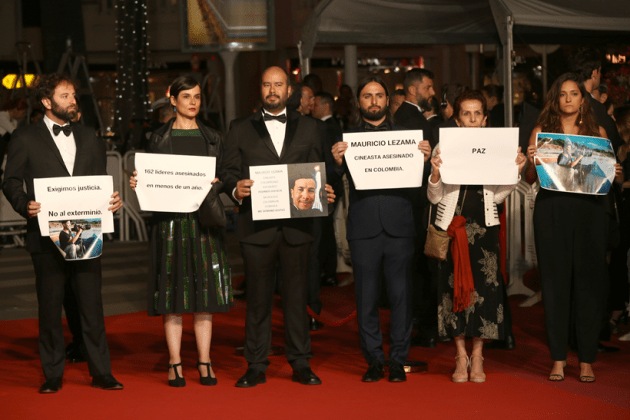 Sorry We Missed You Cannes protest