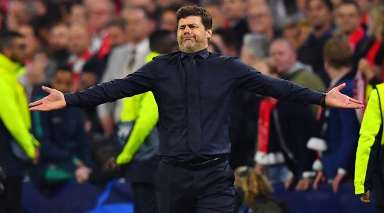 Tottenham manager Mauricio Pochettino reacts during the match REUTERS