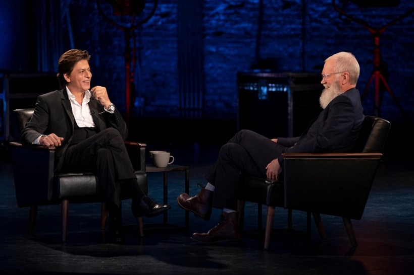 shah rukh khan with david letterman