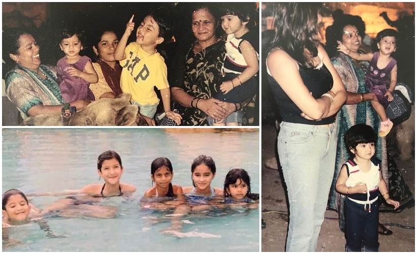 Suhana khan childhood photos