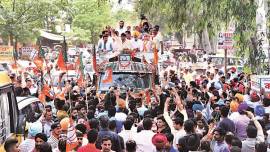 Sunny Deol, Sunny Deol Gurdaspur, Sunny Deol BJP, Gurdaspur Sunny Deol, Sunny Deol BJP, BJP Sunny Deol, Sunny Deol rally punjab, elections 2019, 2019 Lok Sabha elections, indian express