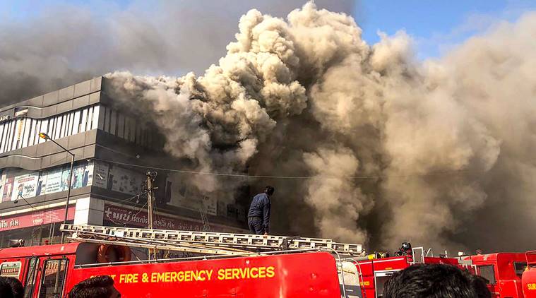 Surat fire: Tuition centre manager arrested, building owners absconding