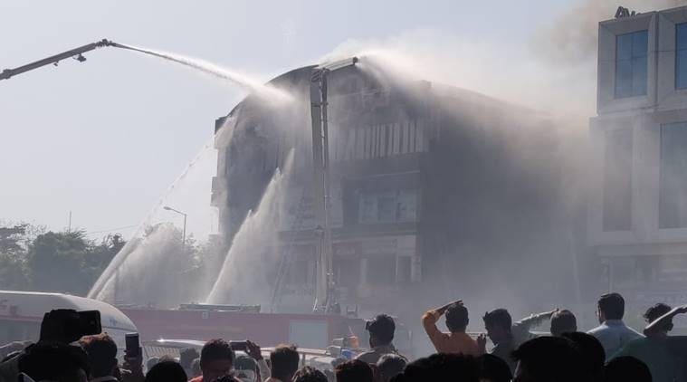 Surat fire, Surat coaching centre fire, dead in surat fire, death toll in surat fire, surat fire death toll, surat coaching centre fire, indian express