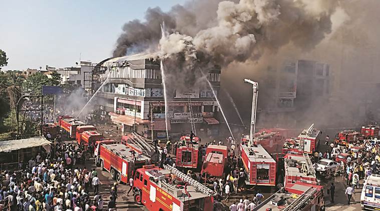 Surat fire, Surat coaching centre fire, dead in surat fire, death toll in surat fire, surat fire death toll, surat coaching centre fire, indian express