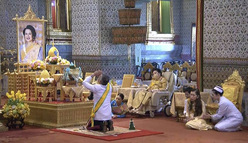 thailand, thai king coronation, thailand king cornation ceremony, king maha vajiralongkorn, maha vajiralongkorn, indian express