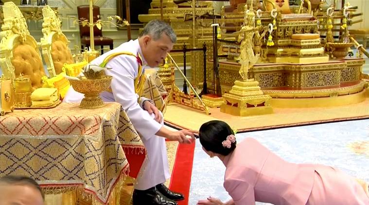 Thailand, Thailand King, Thailand King marriage, Maha Vajiralongkorn, Suthida, Thailand King consort, Thailand King affair, world news, Indian Express