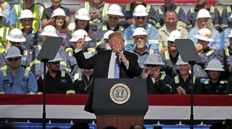 Trump pushes 'America First energy policy' on Louisiana trip
