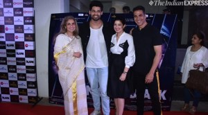 Dimple Kapadia, Akshay Kumar and Twinkle Khanna among others attended Blank screening