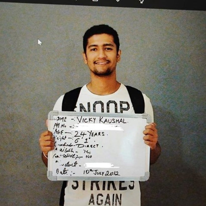 vicky kaushal audition photo
