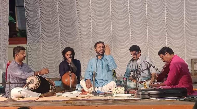 TM Krishna, Akkarai Subhalakshmi, Thrissur, Sanjay Subrahmanyan, Pathanamthita, Carnatic concert, Lord Shiva, Natanamakriya, Mohanam, classic Kerala temple concert, vocalist Saketharaman, Thiruvananthapuram