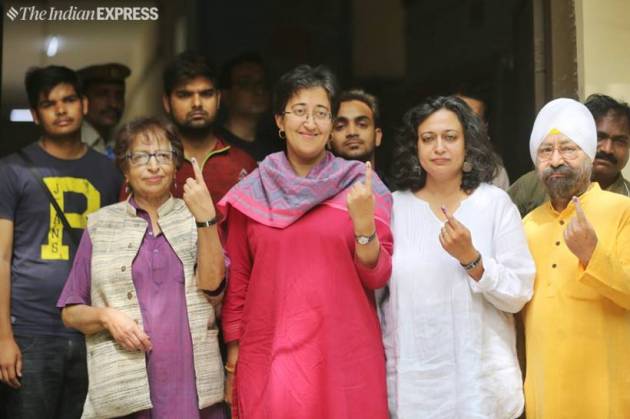 Polling Ends For Sixth Phase Sheila Dikshit Gambhir Rahul Gandhi