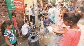 Several Unauthorised Colonies In South Delhi Lack Pipelines Paani bina kya zindagi: Water, voter woes in Sangam Vihar