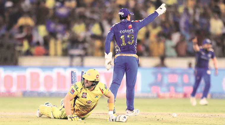 ipl 2019, mi vs csk stats, mumbai indians, chennai super kings, ipl final, ipl final 2019, rohit sharma, shane watson, jasprit bumrah, malinga, Dhoni, cricket, Indian express