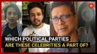 Which political parties are these celebrities a part of?