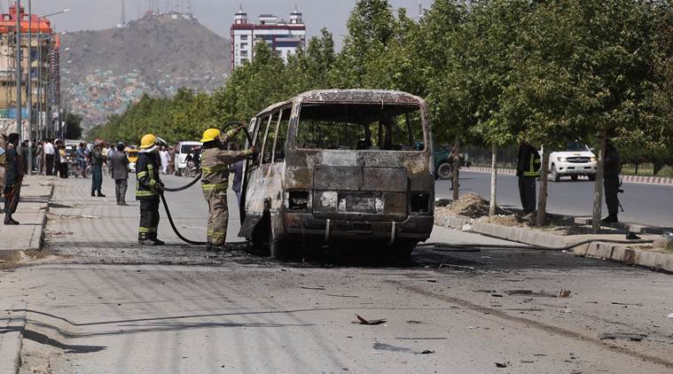 Afghanistan, Afghanistan bomb blast, Kabul, Kabul blast, ISIS, ISIS afghanistan, Isis afghanistan blast, isis news, Kabul bomb blast, Nasrat Rahimi, Afghanistan news, world news, indian express