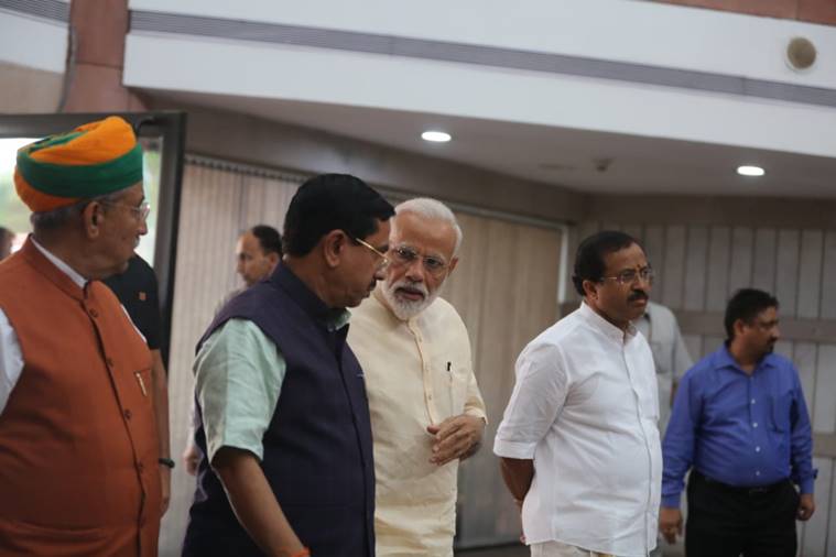 narendra modi, pm modi, prime minister narendra modi, all party meet, all party meeting, all party meeting today, all party meeting with modi today, parliament session, budget session, congress, lok sabha session, lok sabha elections