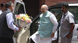 amit shah takes charge as home minister