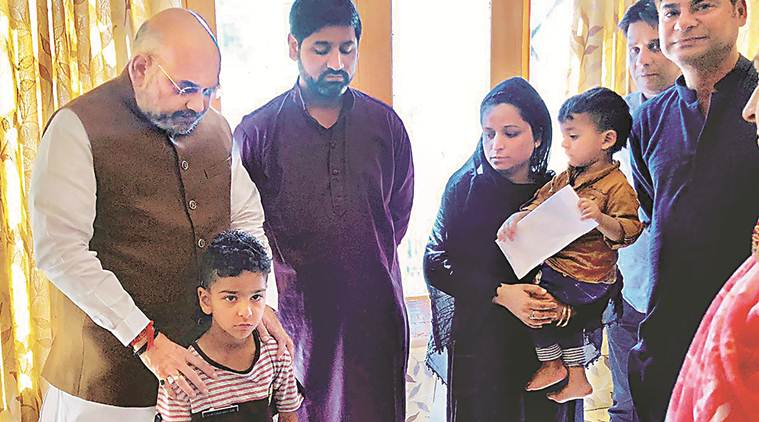 Amit Shah, Amit Shah Srinagar, Amit Shah Srinagar visit, Amit Shah amaranath yatra, amaranath yatra news, Jammu and kashmir, Amit Shah J&K, J&K security, J&Kgovernor, Satya Pal Malik, India news, Indian express