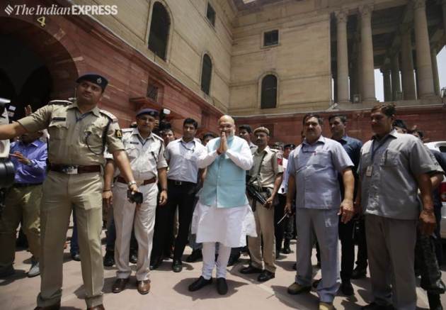 amit shah takes charge as home minister