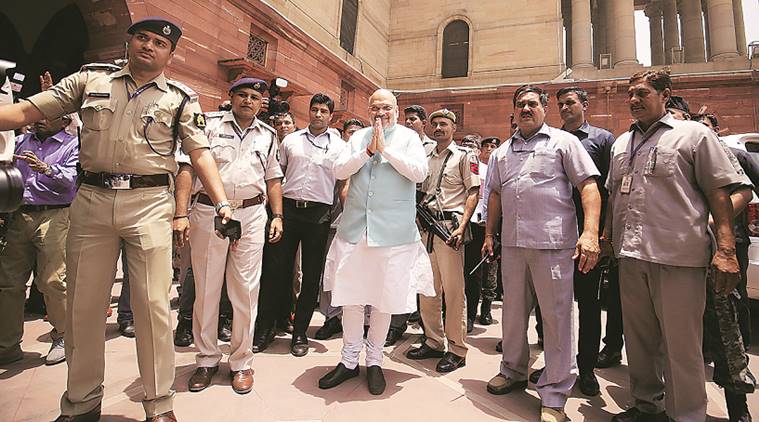 amit shah, amit shah home minister, home minister, amit shah in modi cabinet, modi cabinet, new ministers in modi cabinet, modi government, home minister challenges
