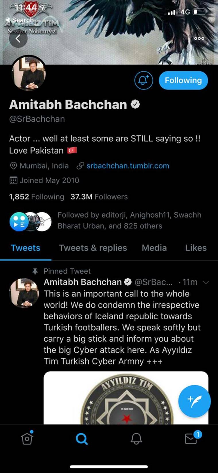 Amitabh Bachchan twitter