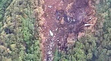 An-32 aircraft, An-32 aircraft crash, IAF An-32 wreckage found, Arunachal Pradesh, Arunachal Pradesh news, Indian Air Force flight crash, An-32 crash site, indian express