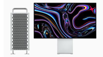 Apple Mac Pro with Intel Xeon processor and a new Pro Display XDR 