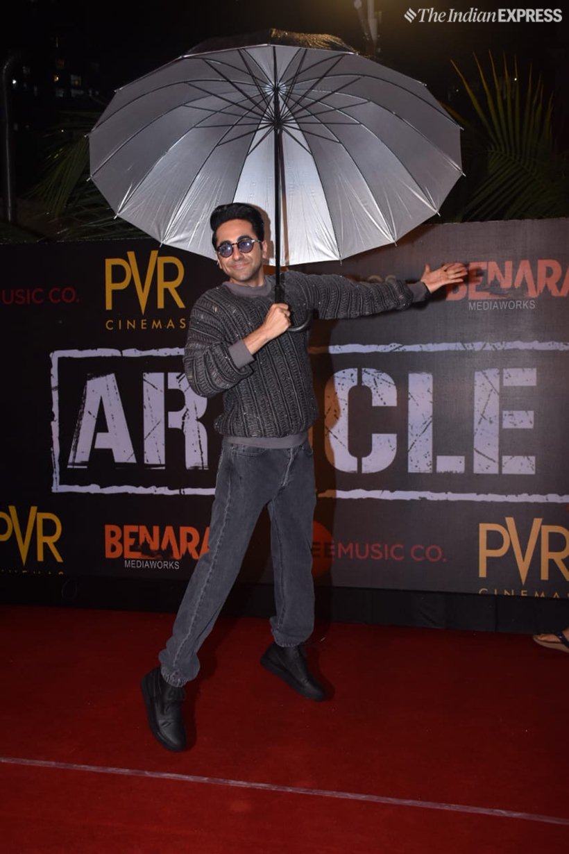 ayushmann khurrana article 15 screening