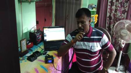 tripura government, tripura disaster management, biswajit saha, tripura police, ameteur radio station, ameteur radio station tripura, northeast news, Indian Express