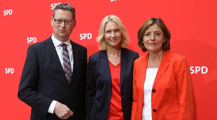 Angela Merkel, Germany’s Chancellor, Germany, Malu Dreyer, Andrea Nahles, social democrats, christian democrats, world news, indian express